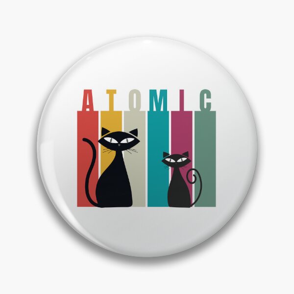 Item preview, Atomic Cat Vinyl Retro Atomic Fat Cat designed and sold by ZEEONE.