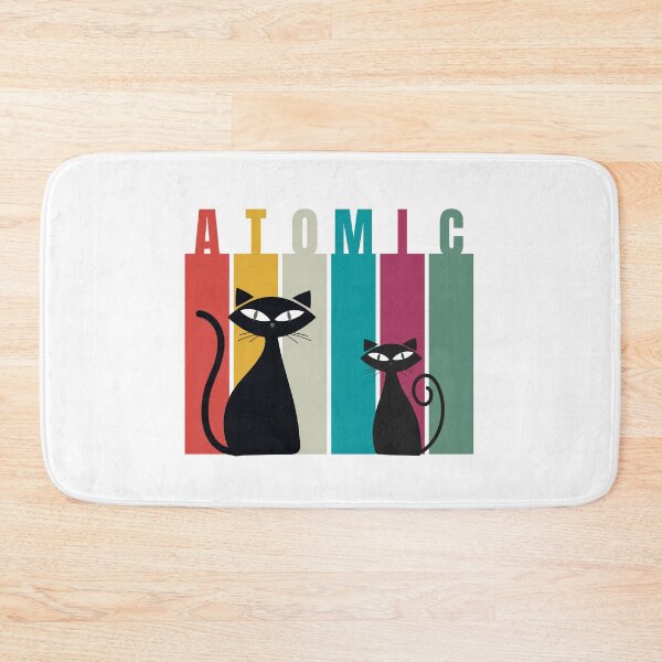 Item preview, Atomic Cat Vinyl Retro Atomic Fat Cat designed and sold by ZEEONE.