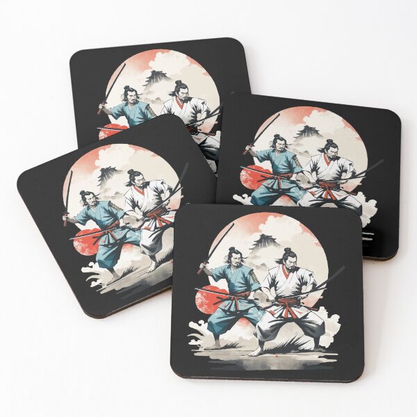 Item preview, Samurai Image Retro Vintage Ukiyo-E Aesthetic designed and sold by LuminOrb.