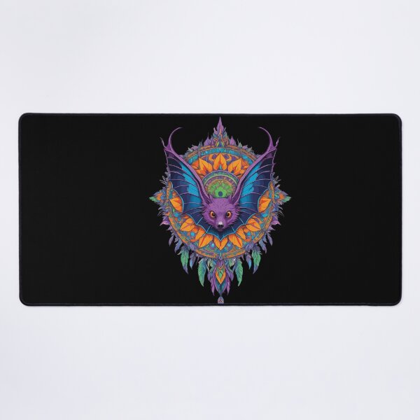Item preview, Fascinating Bat In Spiritual Mandala designed and sold by LuminOrb.