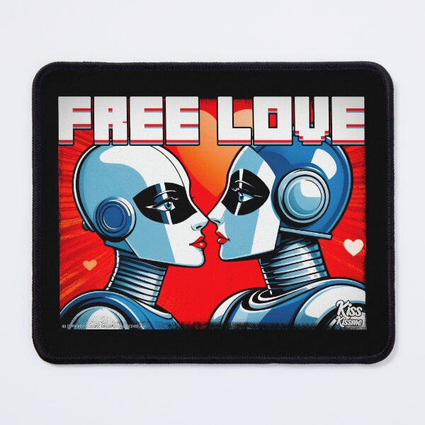 Item preview, free love designed and sold by DiscoKiss - Quality printing guaranteed..