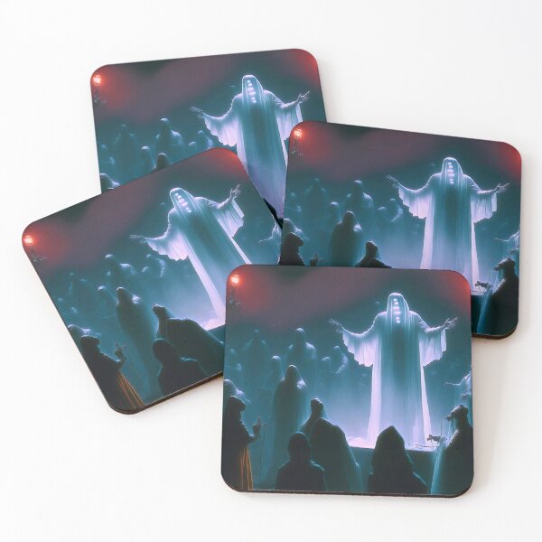 Item preview, Ghostly Gathering: Party in the Graveyard Art Print designed and sold by REALKIRAN.