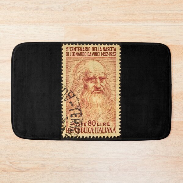 Item preview, Leonardo Da Vinci Stamp Print Logo designed and sold by BLTD.Global Revolution.