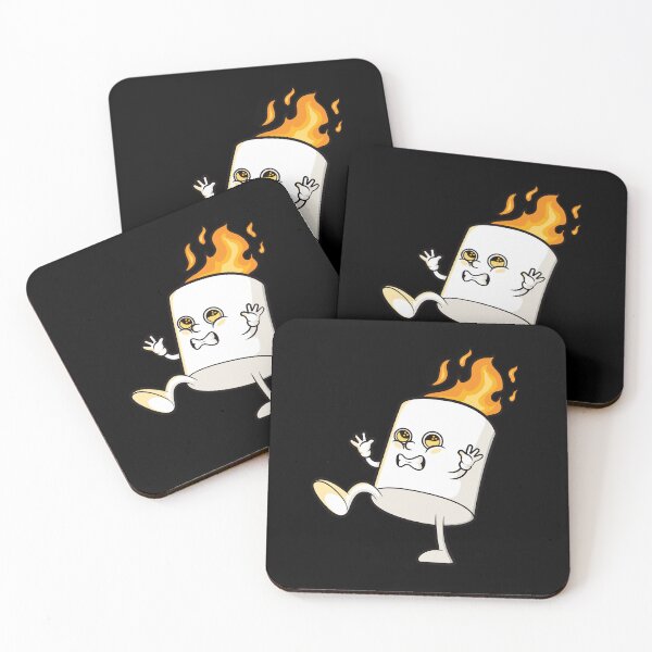 Item preview, Marshmallow on fire designed and sold by messy-nessie.