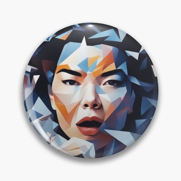 Item preview, Bjork Abstract Low Poly Vector Art designed and sold by kakarikihill.