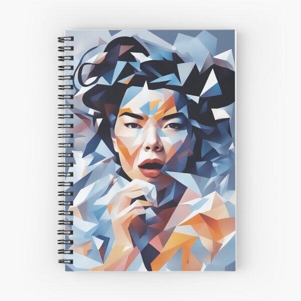 Item preview, Bjork Abstract Low Poly Vector Art designed and sold by kakarikihill.