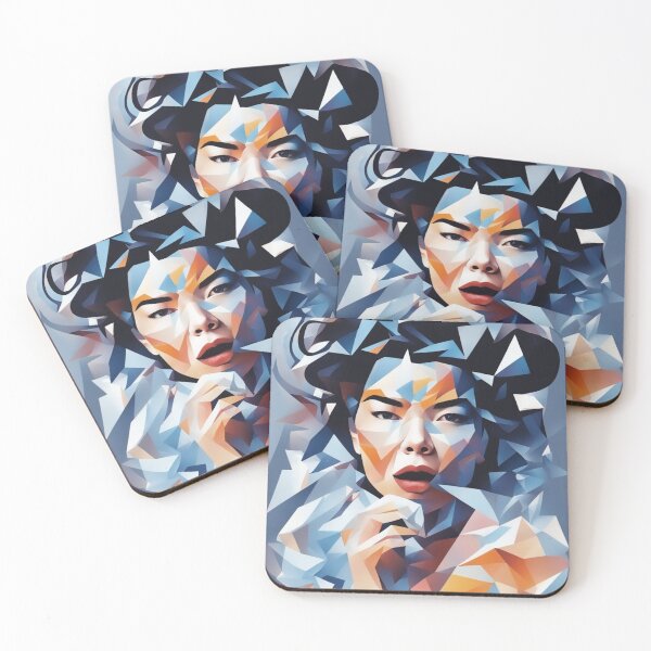 Item preview, Bjork Abstract Low Poly Vector Art designed and sold by kakarikihill.