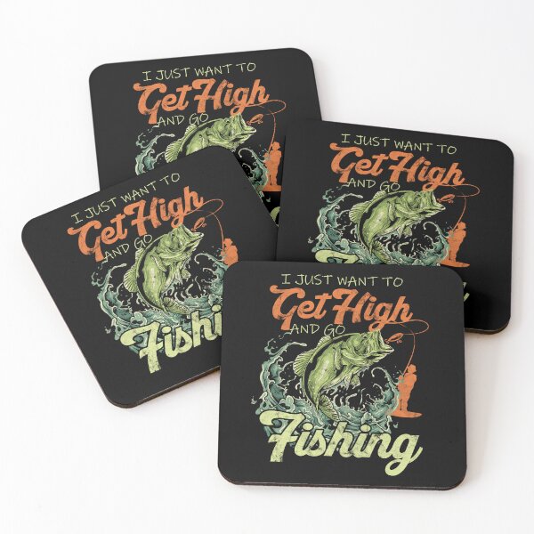 Item preview, Get High And Go Fishing Funny designed and sold by Alexliye832.