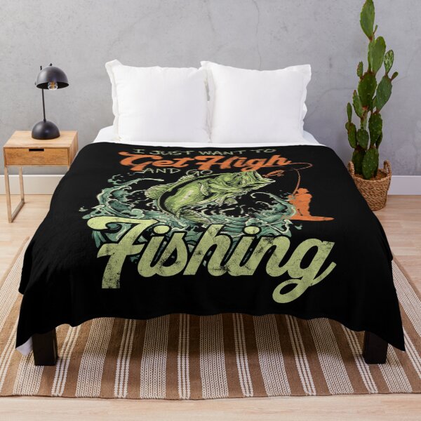 Item preview, Get High And Go Fishing Funny designed and sold by Alexliye832.