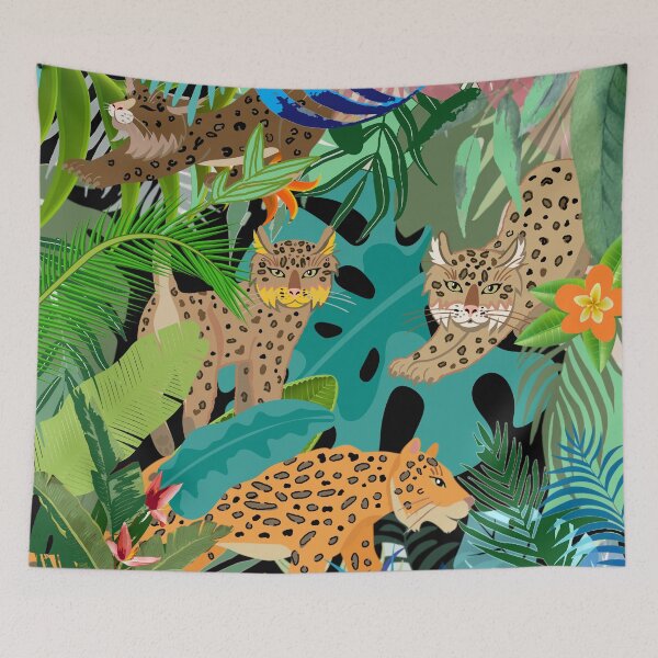 Item preview, rainforests,cheetah pattern designed and sold by zzzozzo.