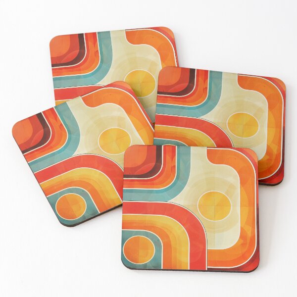 Item preview, 1970s Retro Style Curves Decoration designed and sold by GrinGalore.