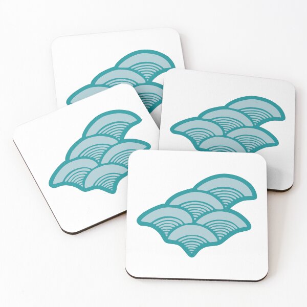 Item preview, Fish scales and waves - Japanese design designed and sold by Japan Design Prints.