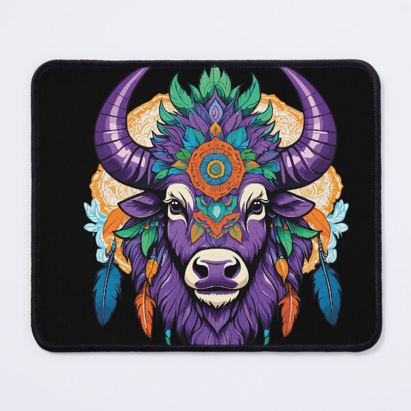 Item preview, Bull Mandala Dream Catcher Aesthetic Design designed and sold by LuminOrb.