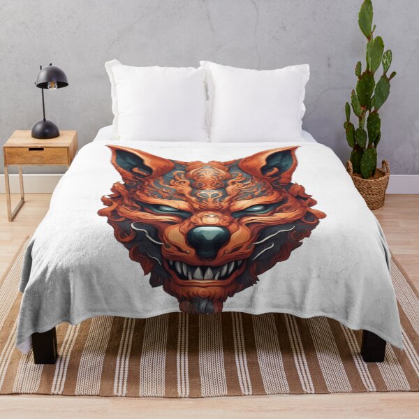 Item preview, Oni Mask - Fox designed and sold by ThomasALLArt.