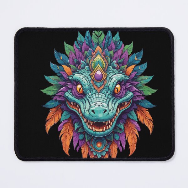Item preview, Alligator dream catcher mandala design designed and sold by LuminOrb.