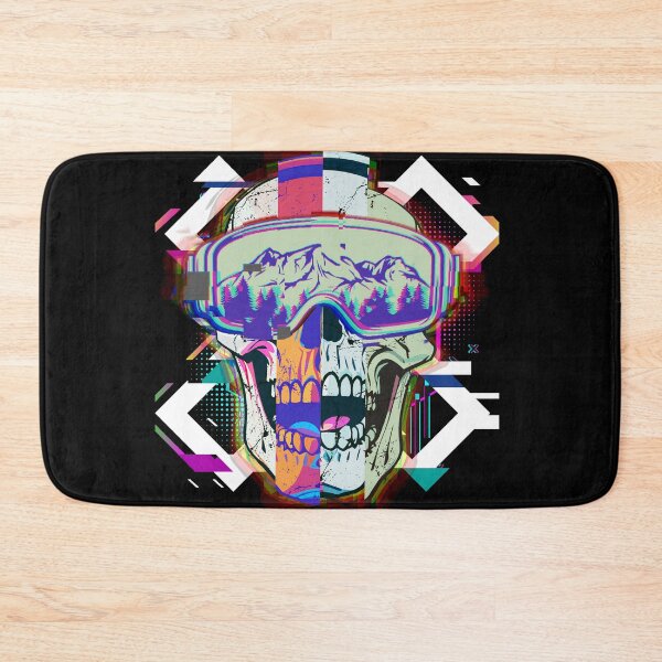 Item preview, Ski Snowboard  goggles on the glitch  skull designed and sold by dmtdc.