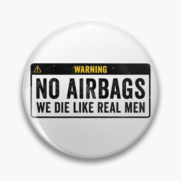 Item preview, Warning No Airbags designed and sold by HorizonDesignz.