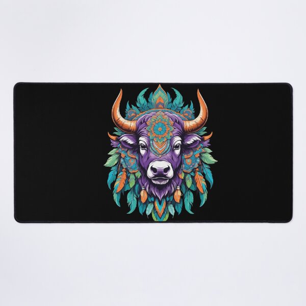 Item preview, Cow Spiritual Mandala Dream Catcher Design designed and sold by LuminOrb.