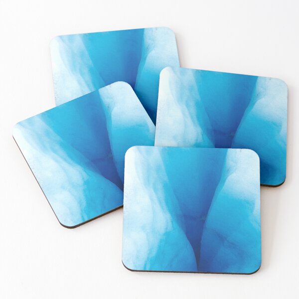 Item preview, Greenland Blue Glacier Crevasse Kangerlussuaq Ice Sheet Point 660 designed and sold by GraTEEtude.