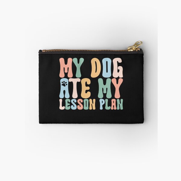 Item preview, Funny Teacher Shirt My Dog Ate My Lesson Plan designed and sold by Pitchou07.