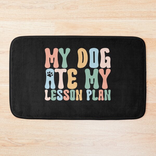 Item preview, Funny Teacher Shirt My Dog Ate My Lesson Plan designed and sold by Pitchou07.