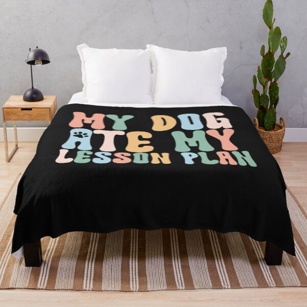 Item preview, Funny Teacher Shirt My Dog Ate My Lesson Plan designed and sold by Pitchou07.