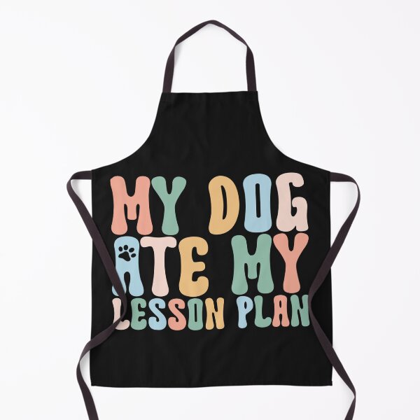 Item preview, Funny Teacher Shirt My Dog Ate My Lesson Plan designed and sold by Pitchou07.