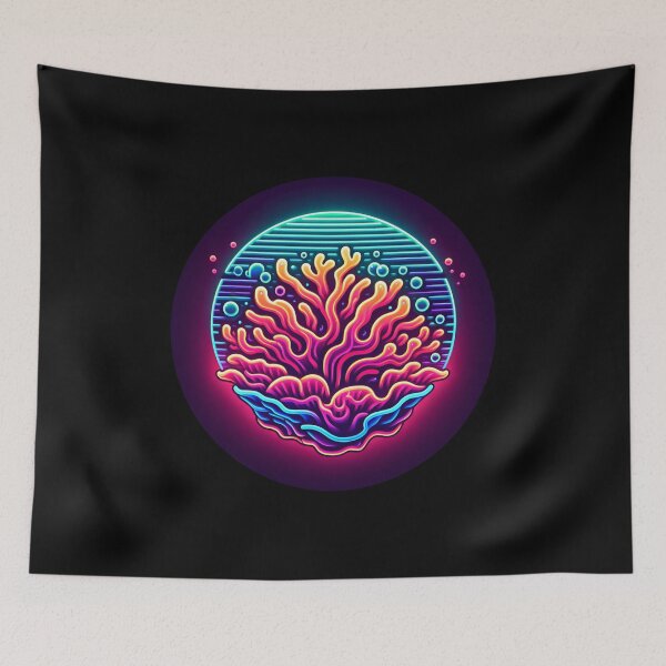 Item preview, Neon Staghorn Coral designed and sold by 89Design-.