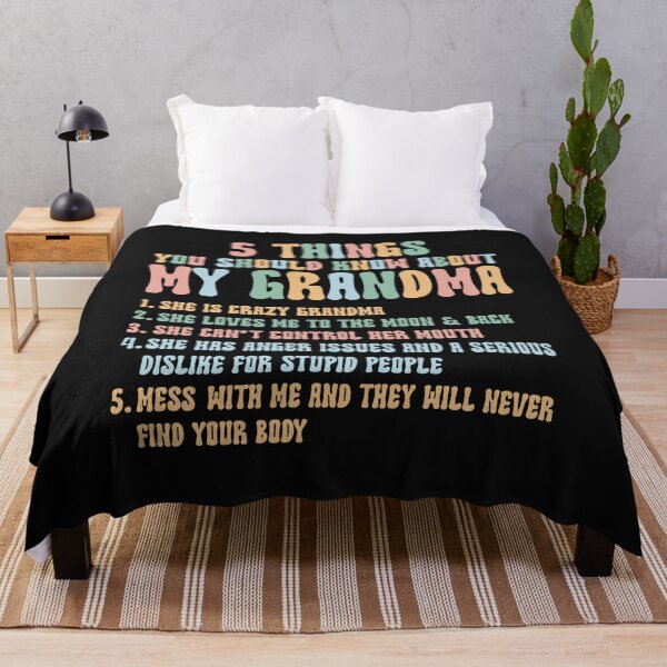 Item preview, 5 Things You Should Know About My Grandma | Funny Grandma designed and sold by Pitchou07.