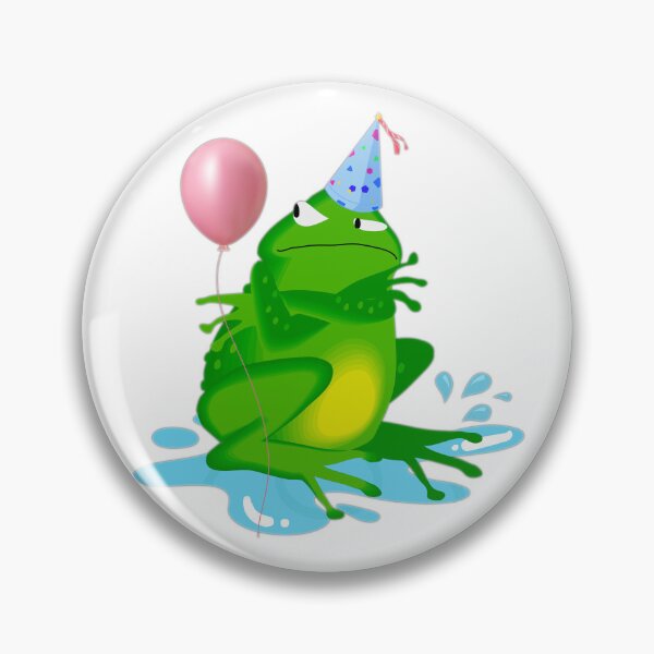 Item preview, Funny grumpy frog designed and sold by InverseArt.