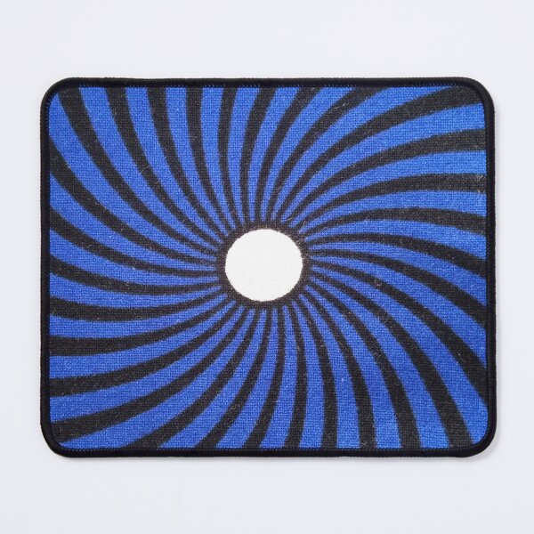 Item preview, Blue black cirlcle pattern designed and sold by textileprint.