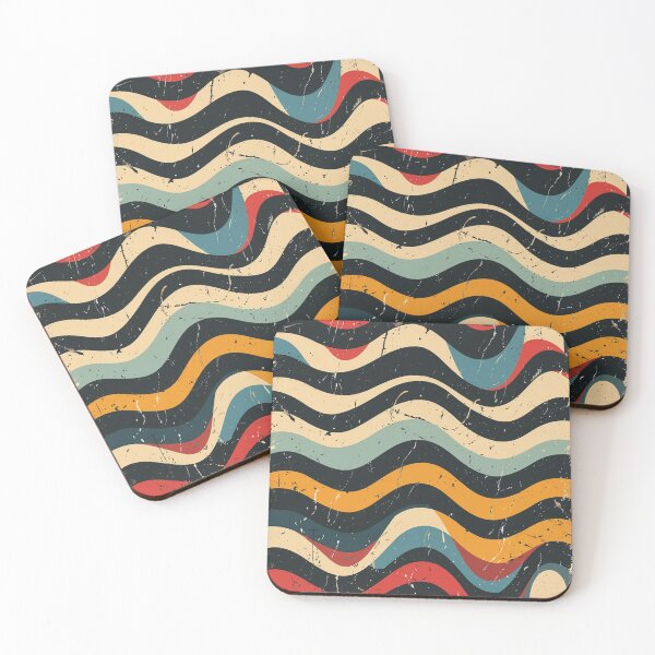 Item preview, Retro Style Horizontal Waves designed and sold by GrinGalore.