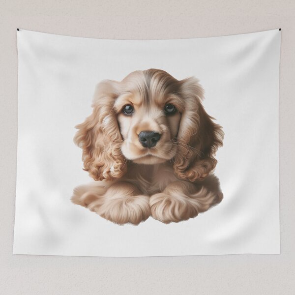 Item preview, Cocker Spaniel Puppy's Grace designed and sold by CardsStudio.