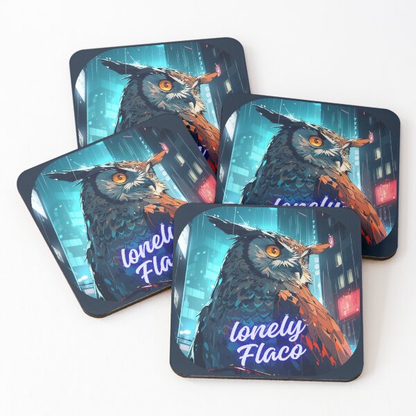 Item preview, lonely Flaco (transparent background) designed and sold by Mecha Brave Studio.