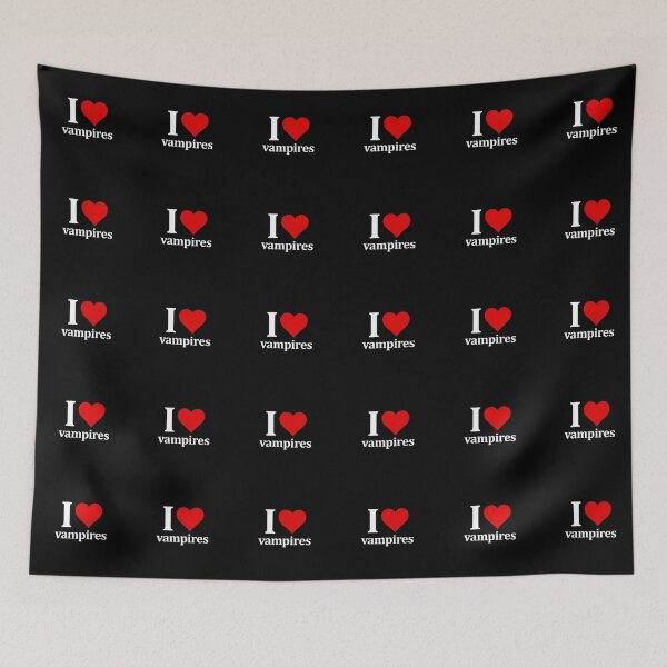 Item preview, I love vampires designed and sold by muchhappier.