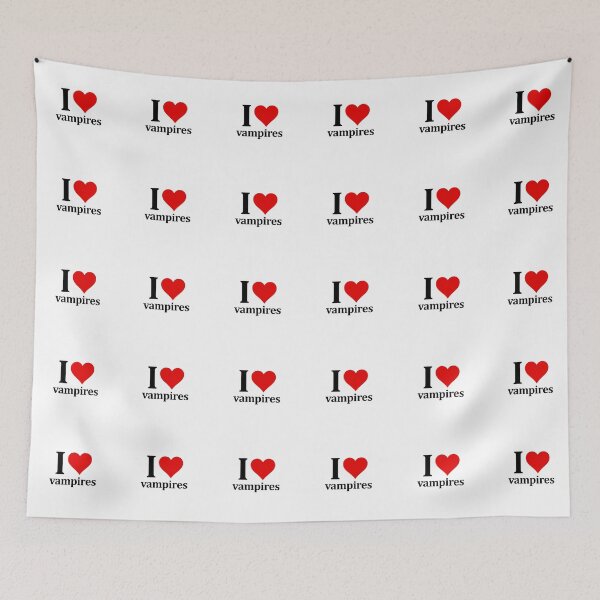 Item preview, I love vampires designed and sold by muchhappier.