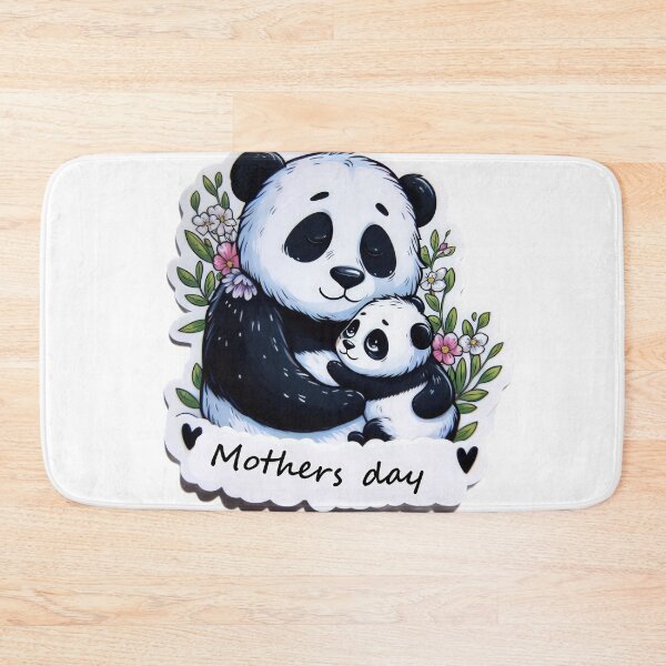 Artikelvorschau, Aufkleber zum Muttertag von Panda Mam entworfen und verkauft von Expressions-Sel.