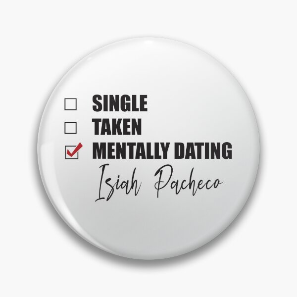 Item preview, Mentally Dating Isiah Pacheco designed and sold by Bend-The-Trendd.