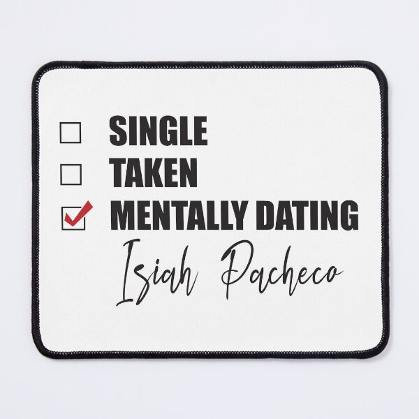 Item preview, Mentally Dating Isiah Pacheco designed and sold by Bend-The-Trendd.