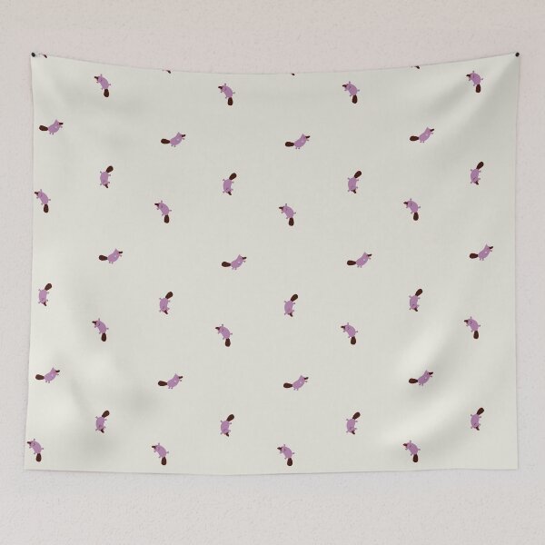 Item preview, Patterns with beavers on a gray background designed and sold by NastyaArtNik.