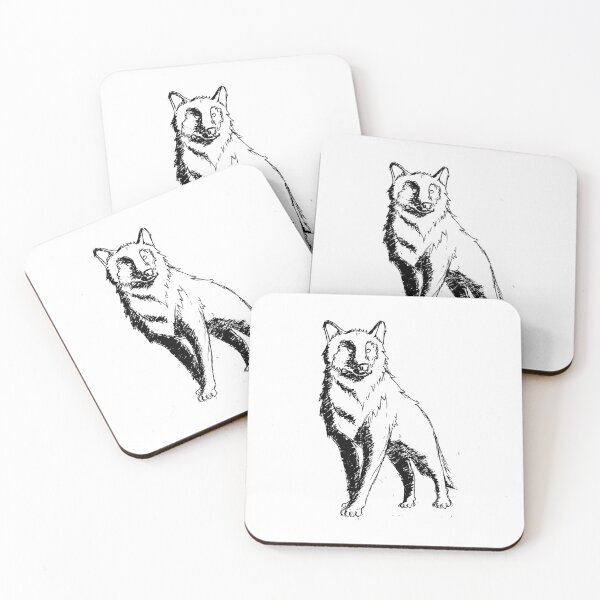 Item preview, Giant Grey Wolf Sketch designed and sold by ThisBjmnID.