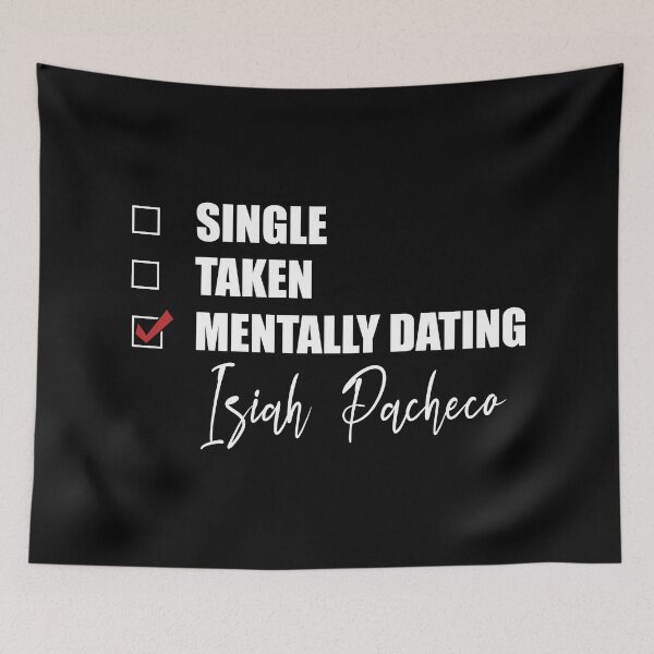Item preview, Mentally Dating Isiah Pacheco designed and sold by Bend-The-Trendd.