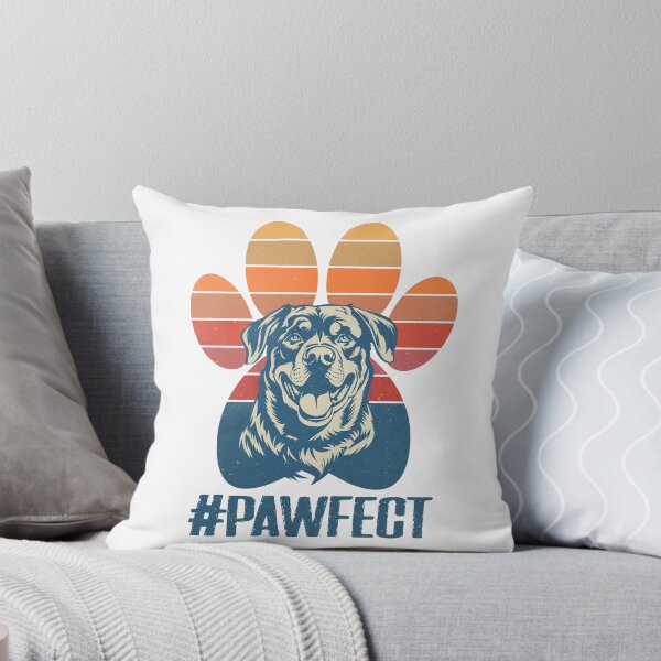 Item preview, Retro Rottweiler Dog Pawfect Design designed and sold by Hansani Nuwanmini Jayawickrama.