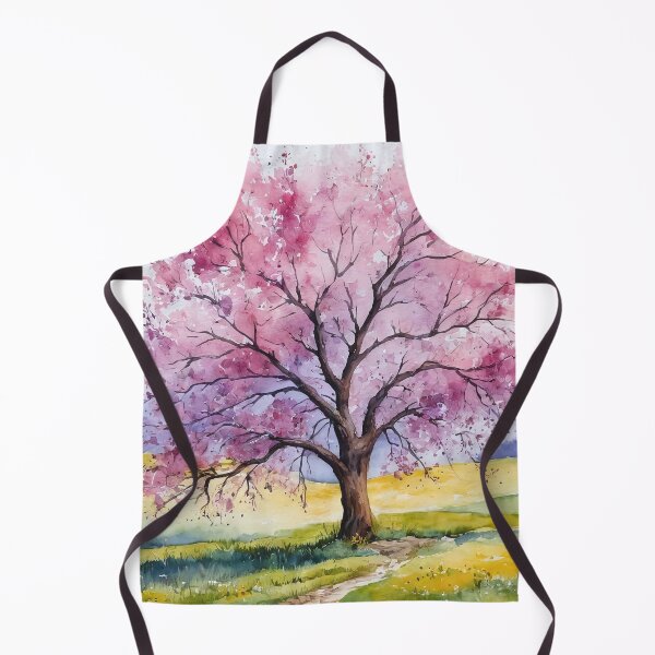 Item preview, A Big Flowering Tree. Spring time landscape. designed and sold by twisted-dot.