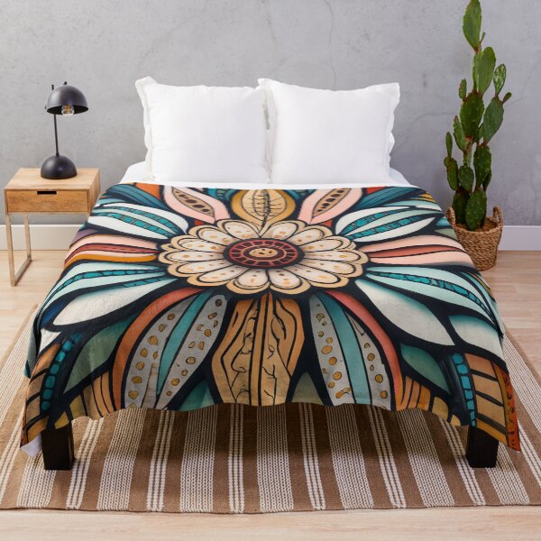 Item preview, Mosaic Inspired Floral Art designed and sold by Tamas Das.