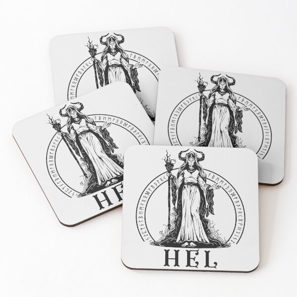 Item preview, Hel Viking Goddess of Norse Mythology with runes designed and sold by Lady-Frost.