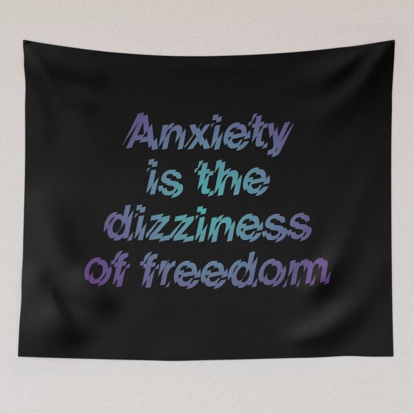 Item preview, Anxiety is the dizziness of freedom v.1 designed and sold by x1brett.