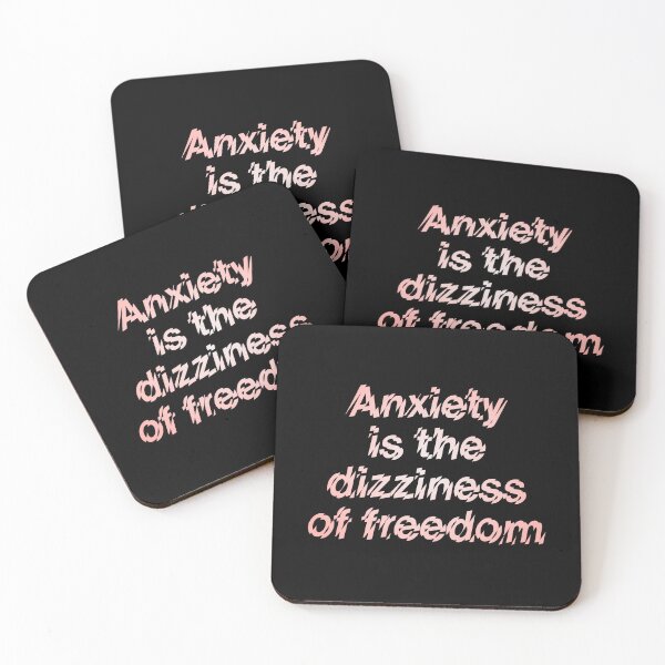 Item preview, Anxiety is the dizziness of freedom v.2 designed and sold by x1brett.