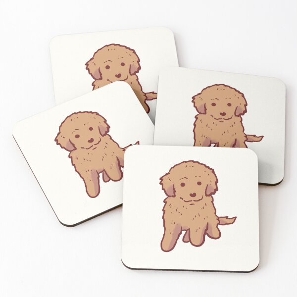 Item preview, Cute Golden doodle puppy  designed and sold by Mayarart.