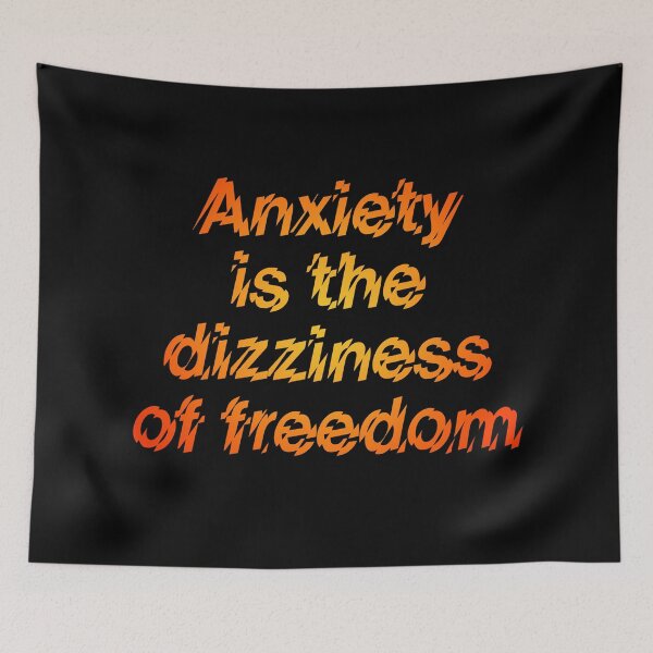 Item preview, Anxiety is the dizziness of freedom v.3 designed and sold by x1brett.